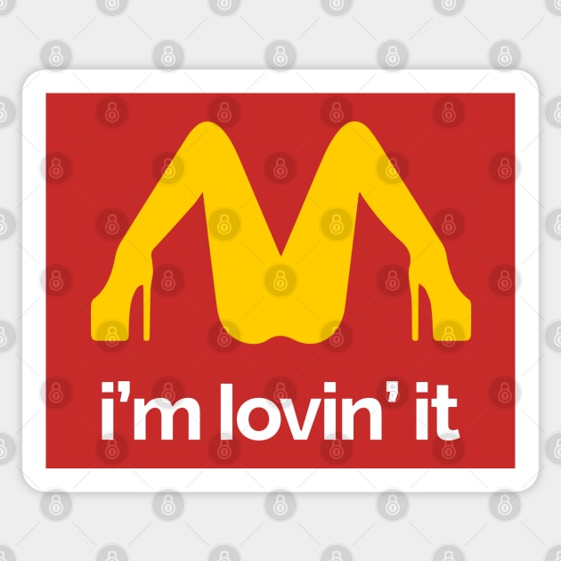 Im Lovin It Sticker by RetroFreak